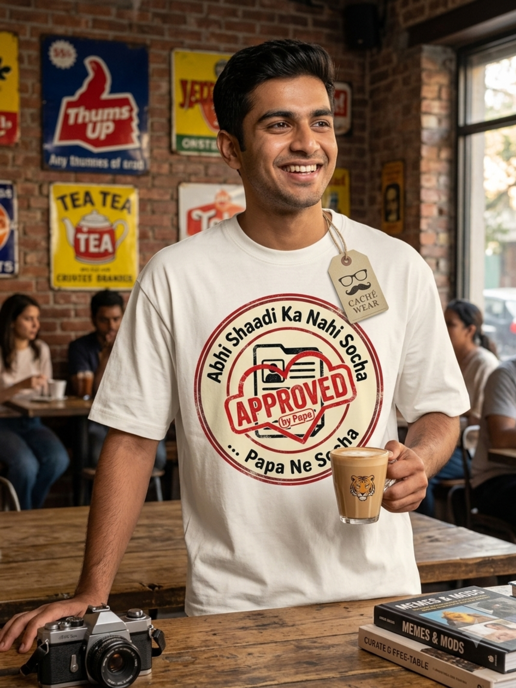 Papa Ne Socha Approved T-Shirt | Shaadi Humor