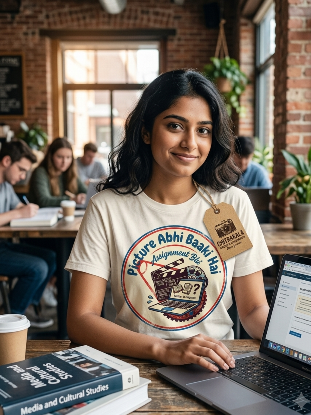 Picture Abhi Baaki Hai Assignment Bhi | Student T-Shirt